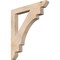 Ekena Millwork Merced Slat Smooth Bracket, Douglas Fir, 3 1/2"W x 30"D x 34"H BKT04X30X34MRC06SDF - alternate 1